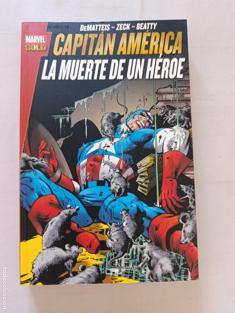 C&oacute;mics: CAPITAN AMERICA - LA MUERTE DE UN HEROE - MARVEL GOLD - PANINI (357w)