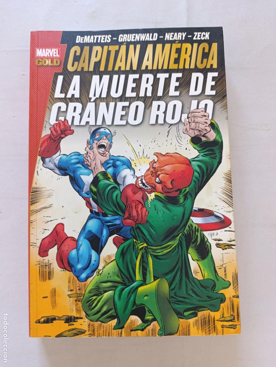 C&oacute;mics: CAPITAN AMERICA - LA MUERTE DE CRANEO ROJO - MARVEL GOLD - PANINI (361w)