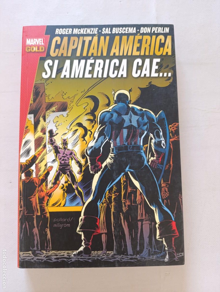 C&oacute;mics: CAPITAN AMERICA - SI AMERICA CAE... - MARVEL GOLD - PANINI (361w)