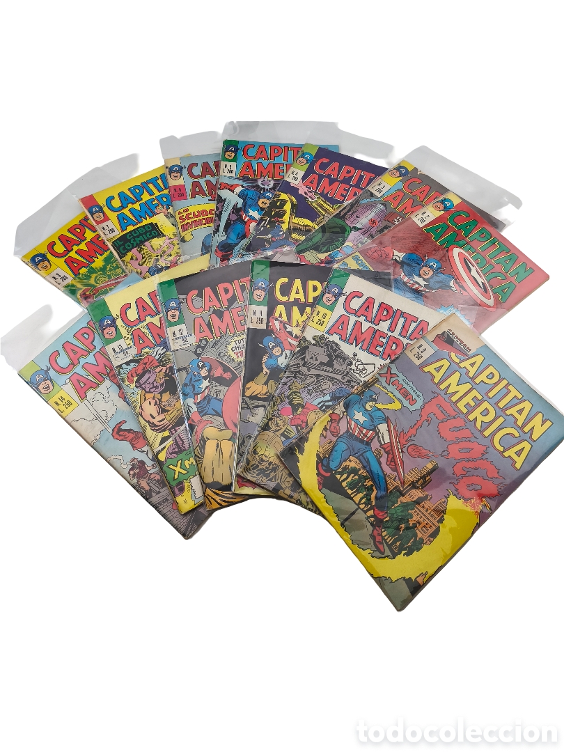 C&oacute;mics: C&Oacute;MIC MARVEL (1973) Lote 13 N&uacute;meros Capitan America (2 al 14). Ed. Corno. 1&ordf; Edici&oacute;n Italiana.