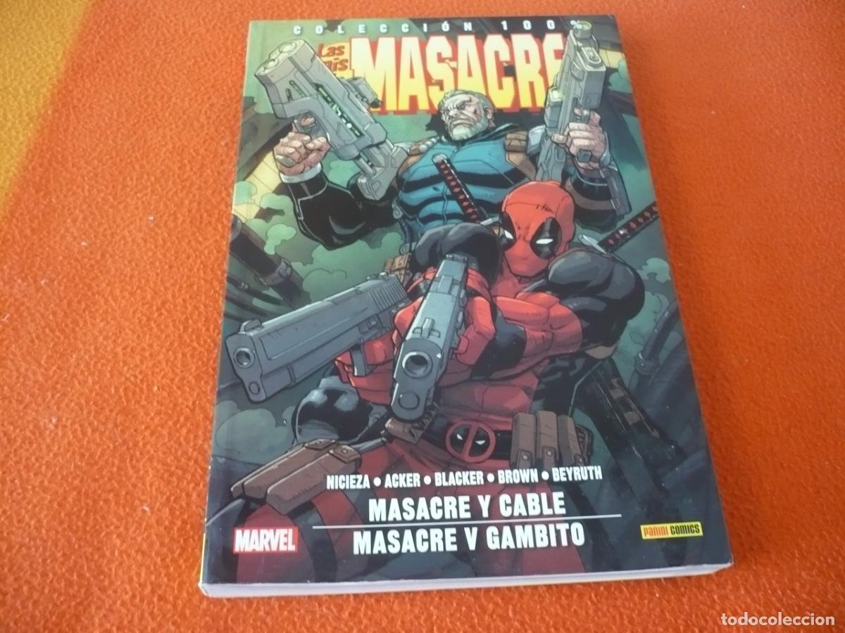 C&oacute;mics: LAS MINIS DE MASACRE 8 CABLE GAMBITO ( NICIEZA ACKER ) PANINI MARVEL DEADPOOL - Foto 1