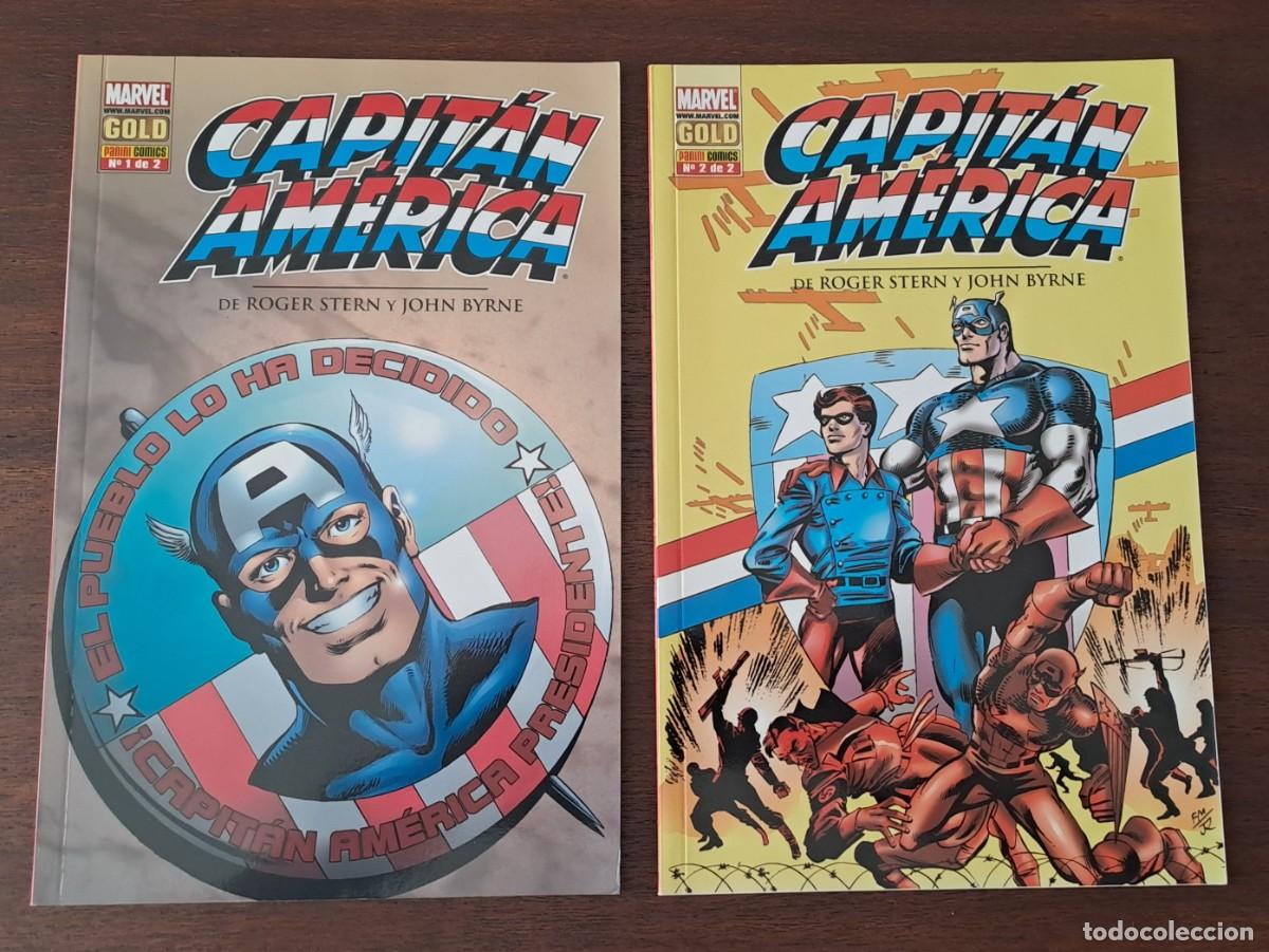 C&oacute;mics: Capit&aacute;n Am&eacute;rica de Roger Stern y John Byrne n&ordm;1 y 2