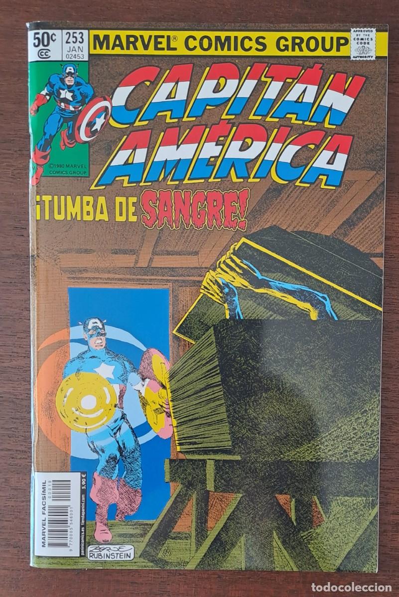 C&oacute;mics: Capit&aacute;n Am&eacute;rica Facsimil Edition #253 Panini - Foto 1