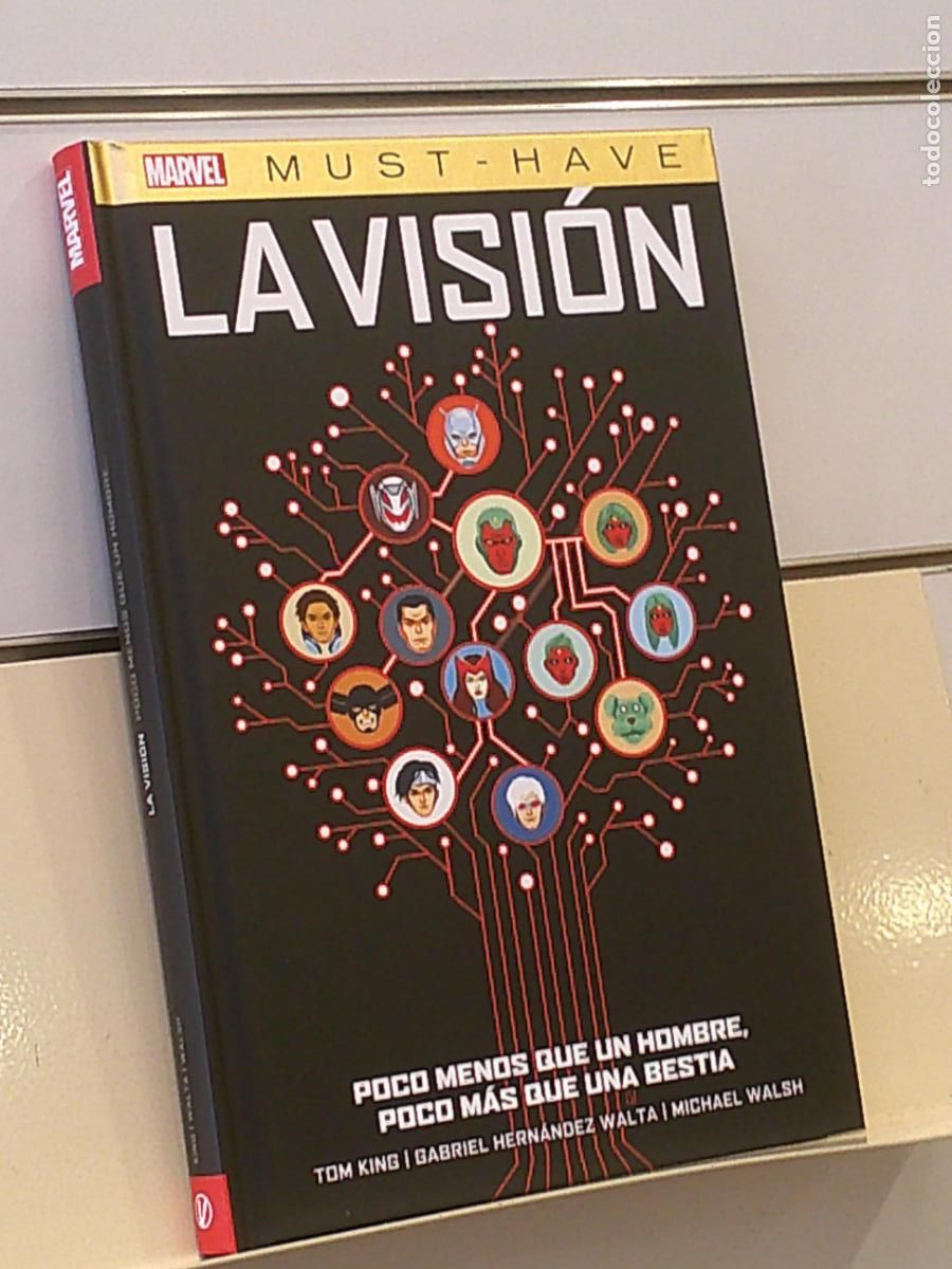 C&oacute;mics: MUST-HAVE LA VISION POCO MENOS QUE UN HOMBRE, POCO MAS QUE UNA BESTIA TAPA DURA MARVEL - PANINI