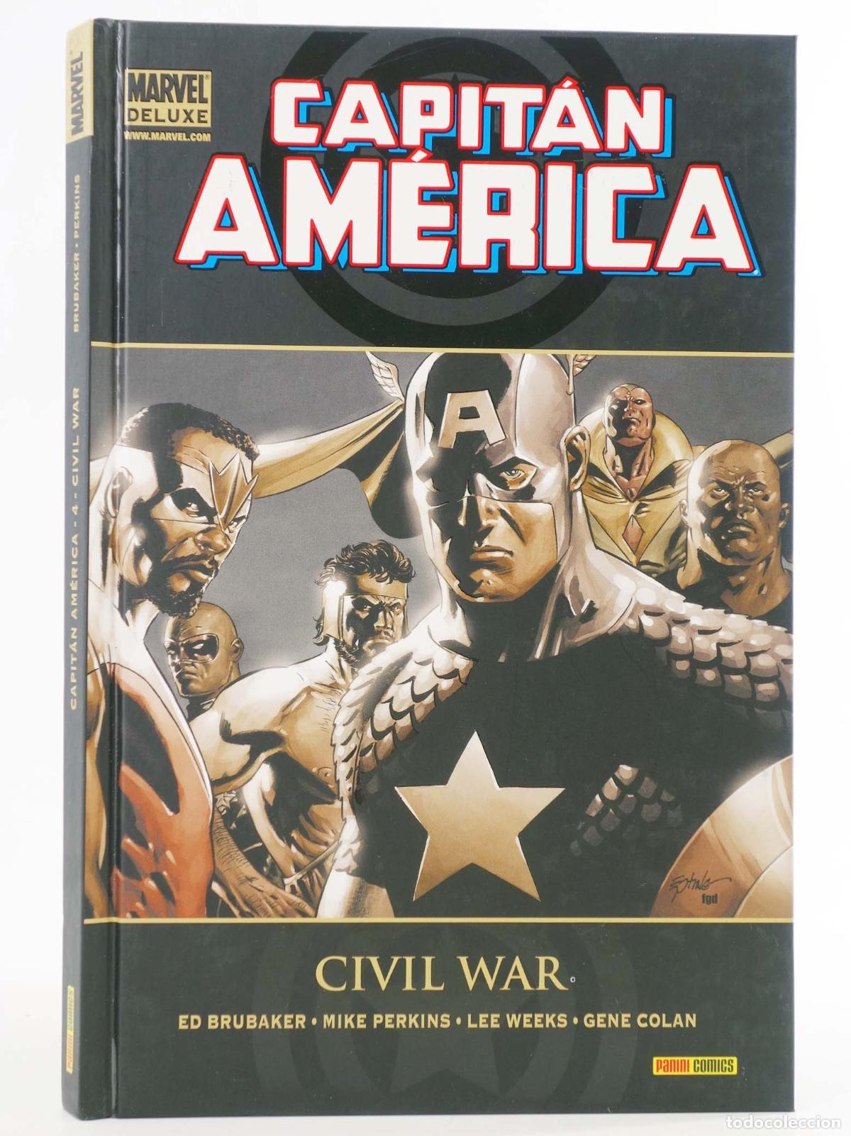 C&oacute;mics: MARVEL DELUXE CIVIL WAR CAPIT&Aacute;N AM&Eacute;RICA (Vvaa) Panini, 2011