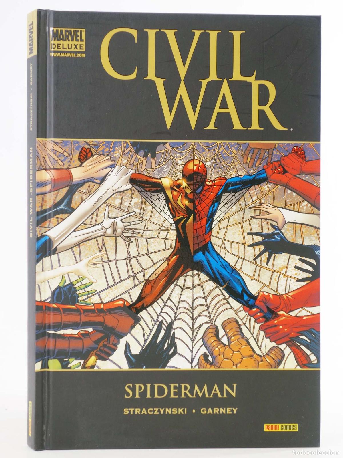 C&oacute;mics: MARVEL DELUXE CIVIL WAR SPIDERMAN (J.M. Straczynski/Ron Garney) Panini, 2010