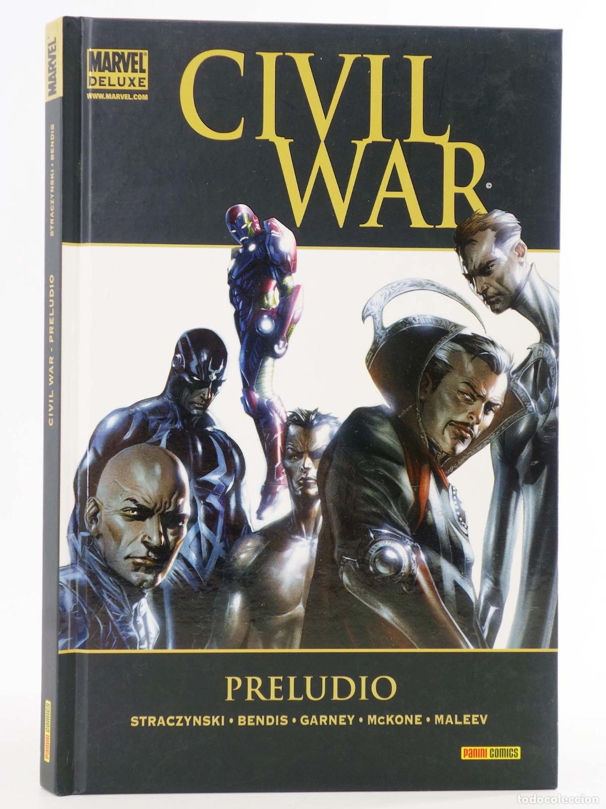 C&oacute;mics: MARVEL DELUXE CIVIL WAR PRELUDIO. Panini, 2010