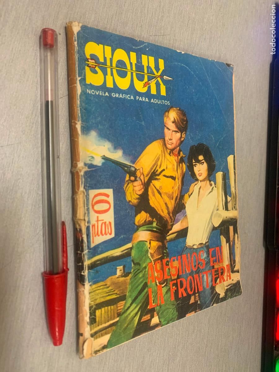 C&oacute;mics: SIOUX N&ordm; 2: ASESINOS EN LA FRONTERA / NOVELA GR&Aacute;FICA PARA ADULTOS - TORAY