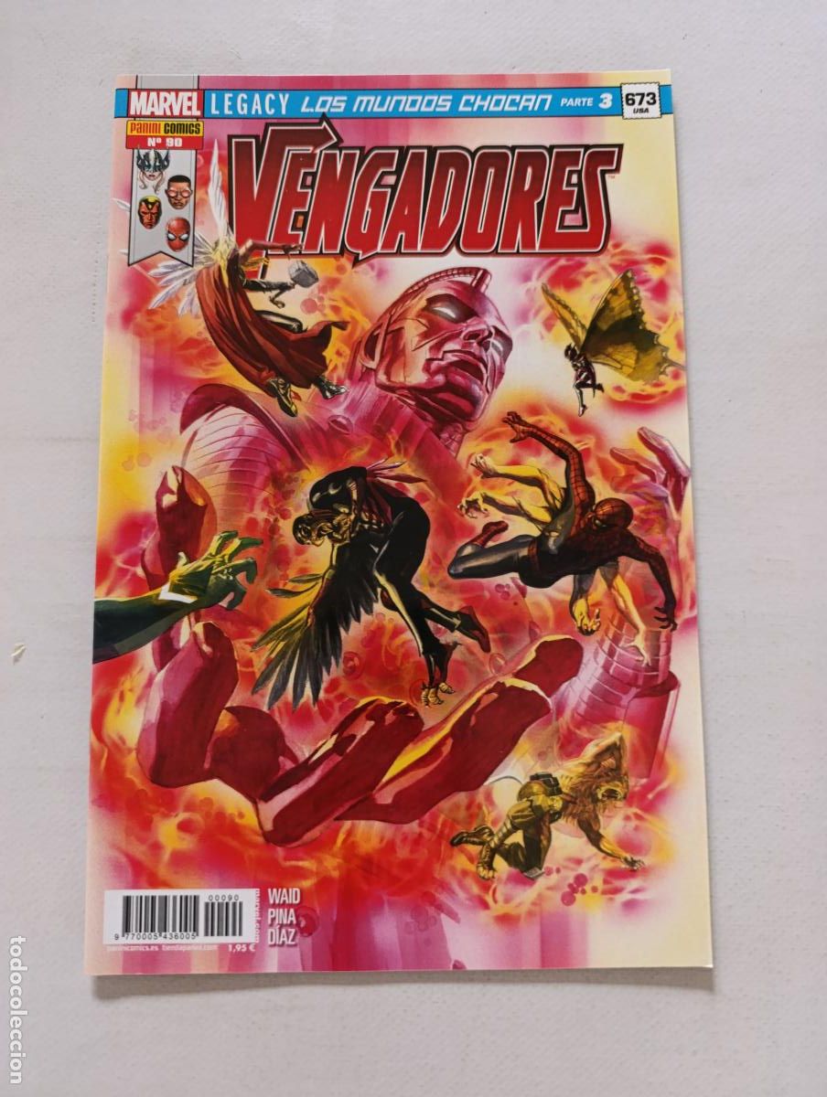 C&oacute;mics: VENGADORES N&ordm; 90 - MARVEL - PANINI (320)