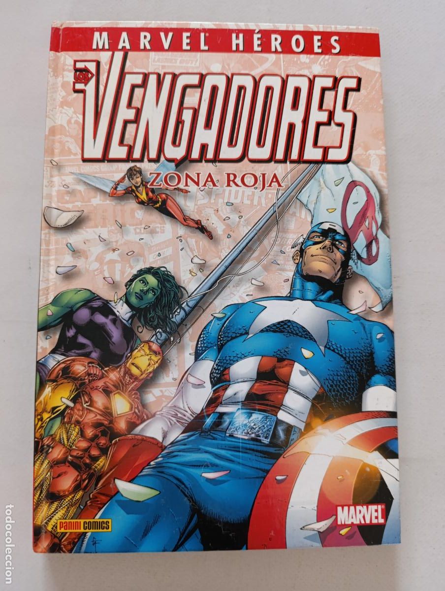 C&oacute;mics: LOS VENGADORES - ZONA ROJA - MARVEL HEROES - PANINI - TAPA DURA (358w)