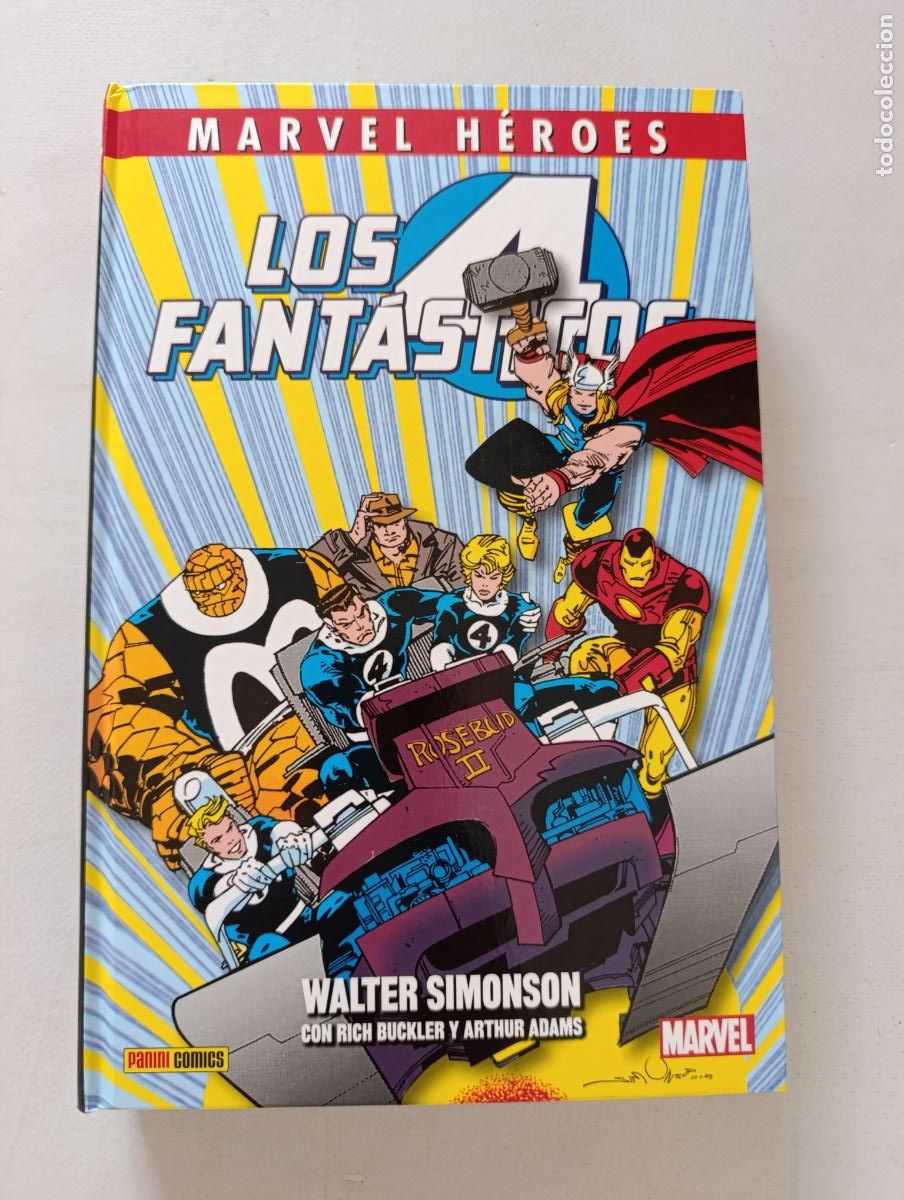 C&oacute;mics: LOS 4 FANTASTICOS - WALTER SIMONSON - MARVEL HEROES - PANINI - TAPA DURA (358w)