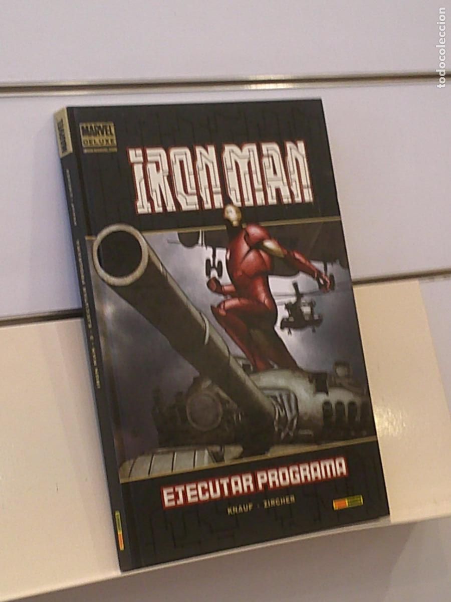 C&oacute;mics: MARVEL DELUXE IRON MAN 3 EJECUTAR PROGRAMA TOMO TAPA DURA - PANINI