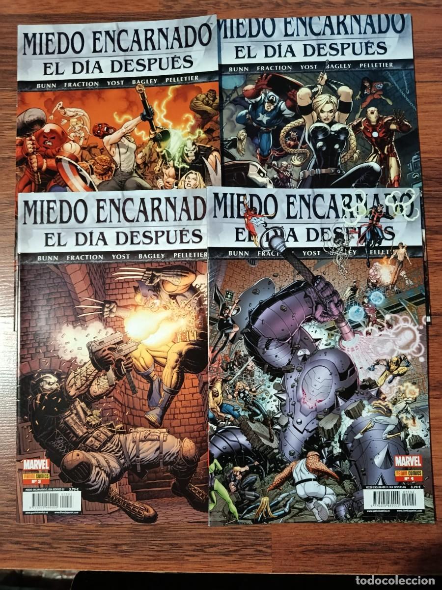 C&oacute;mics: MIEDO ENCARNADO. EL DIA DESPUES. Miniserie en 4 n&uacute;meros. COMPLETA. Panini C&oacute;mics