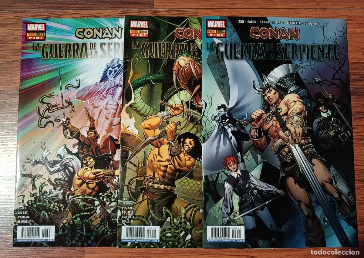 C&oacute;mics: CONAN. LA GUERRA DE LA SERPIENTE. Miniserie de 3 n&uacute;meros. COMPLETA