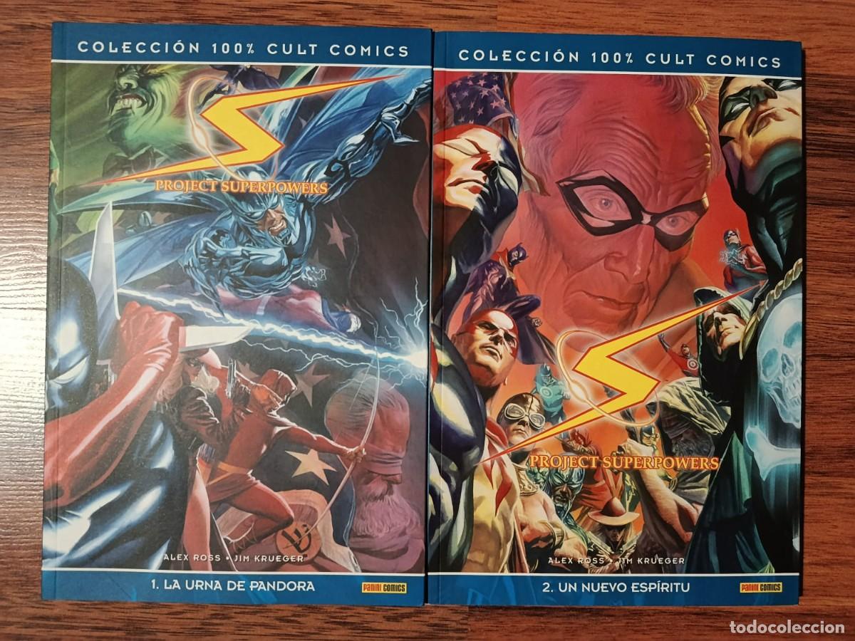 C&oacute;mics: PROJECT SUPERPOWERS. 2 TOMOS. COMPLETA. Panini C&oacute;mics