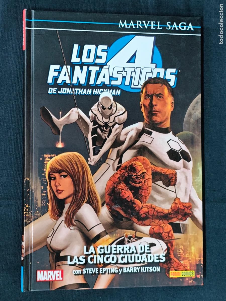 C&oacute;mics: MARVEL SAGA - LOS 4 FANTASTICOS - LA GUERRA DE LAS CINCO CIUDADES - PANINI