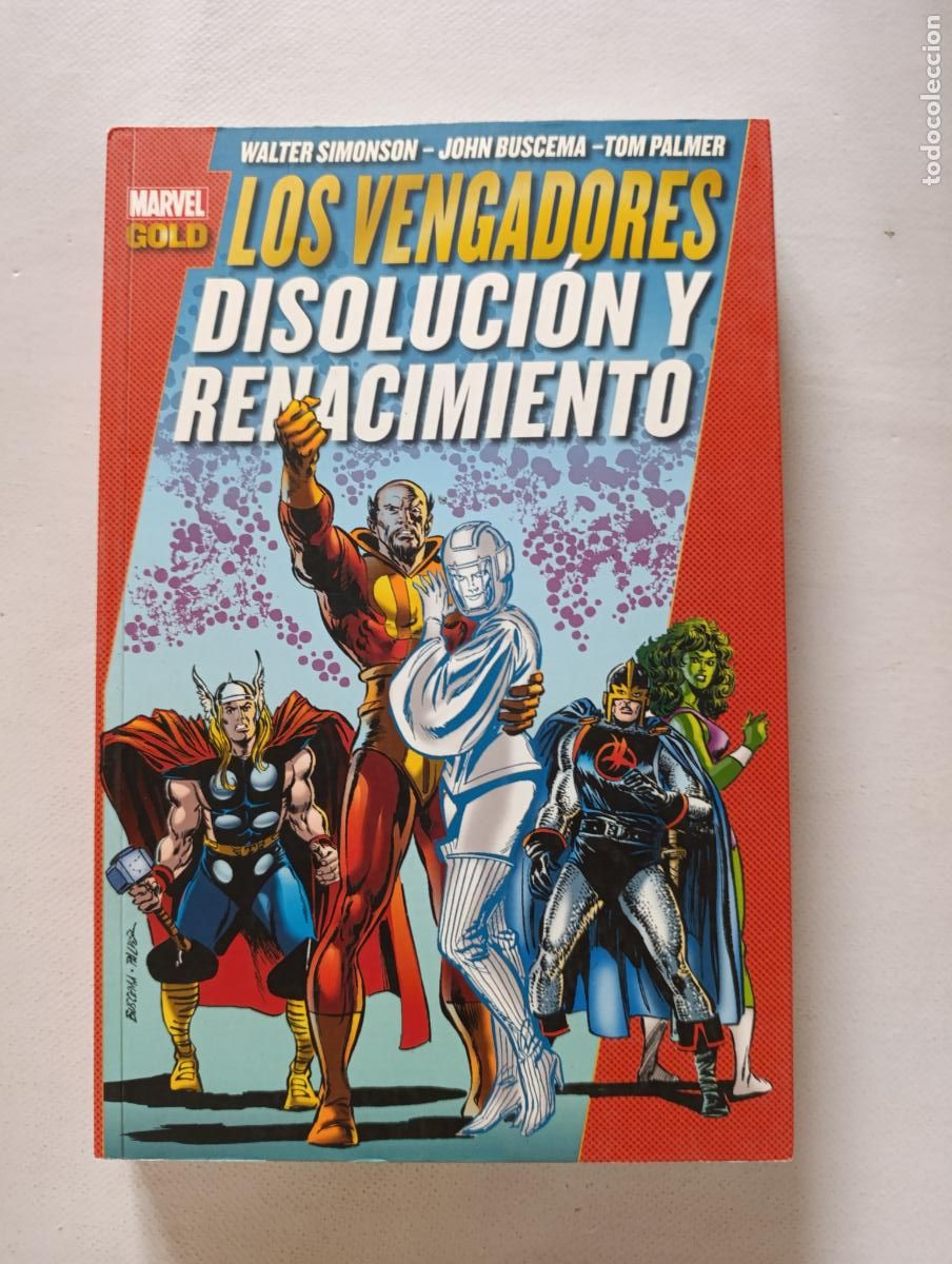 C&oacute;mics: LOS VENGADORES - DISOLUCION Y RENACIMIENTO - MARVEL GOLD - PANINI (301w)