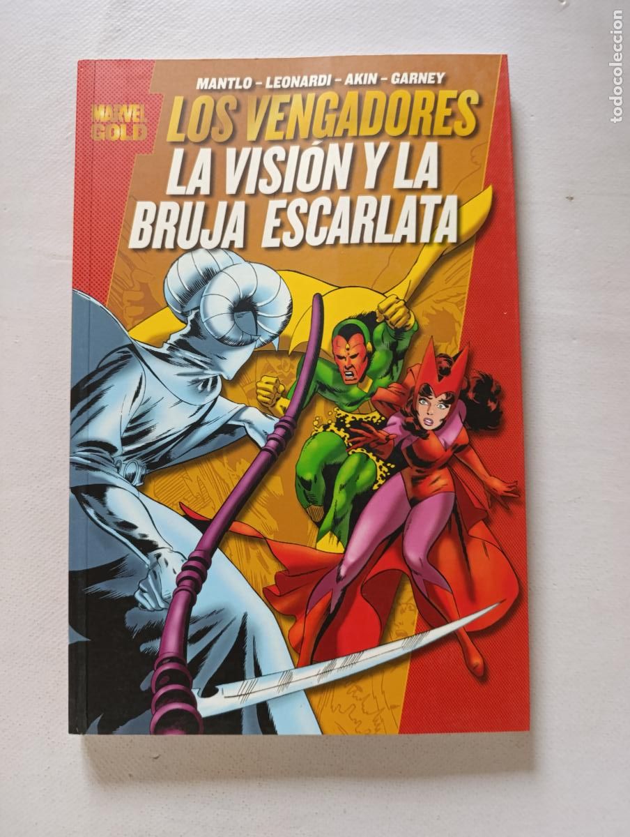 C&oacute;mics: LOS VENGADORES - LA VISION Y LA BRUJA ESCARLATA - MARVEL GOLD - PANINI (301w)