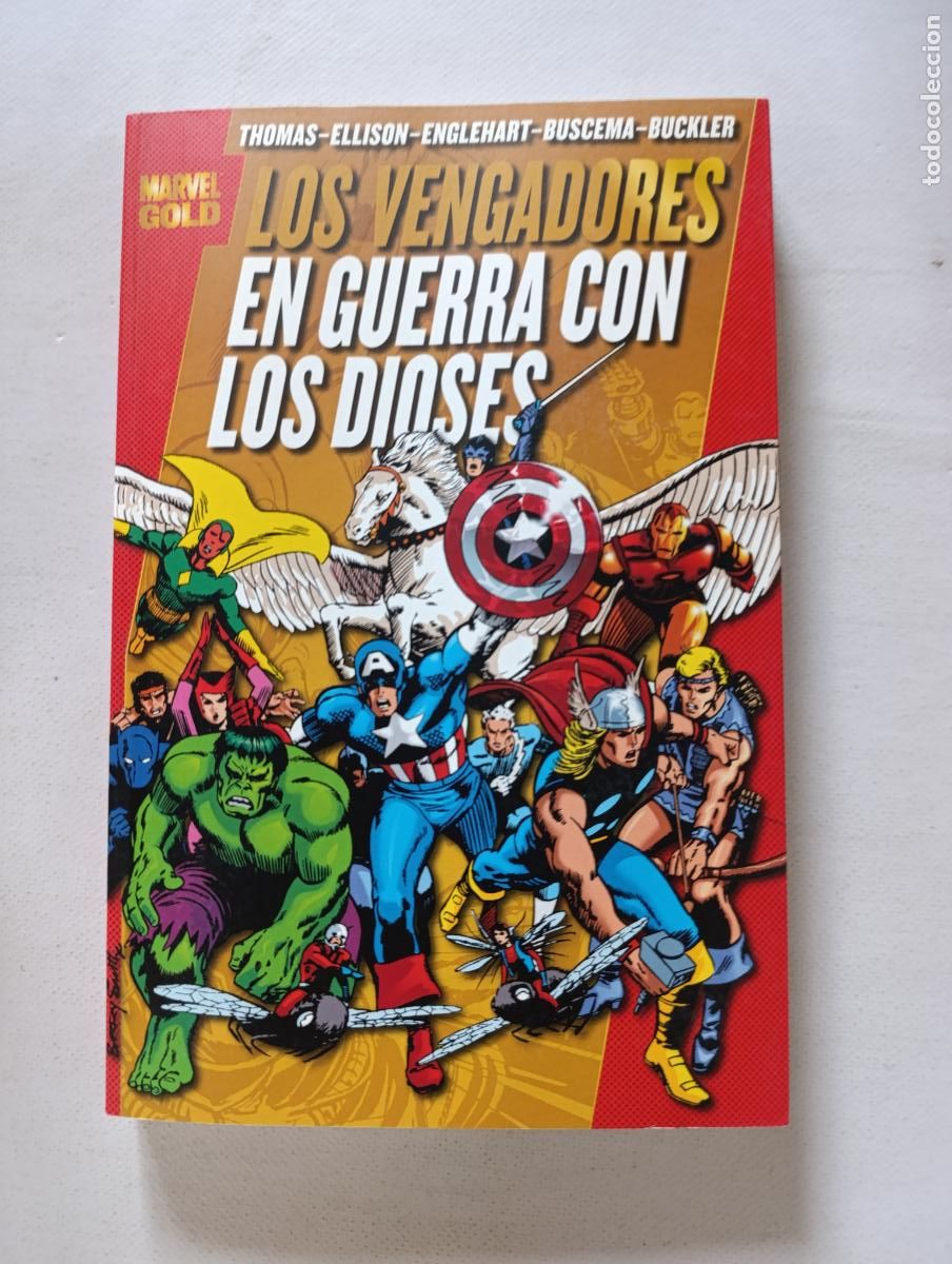 C&oacute;mics: LOS VENGADORES - EN GUERRA CON LOS DIOSES - MARVEL GOLD - PANINI (297w)