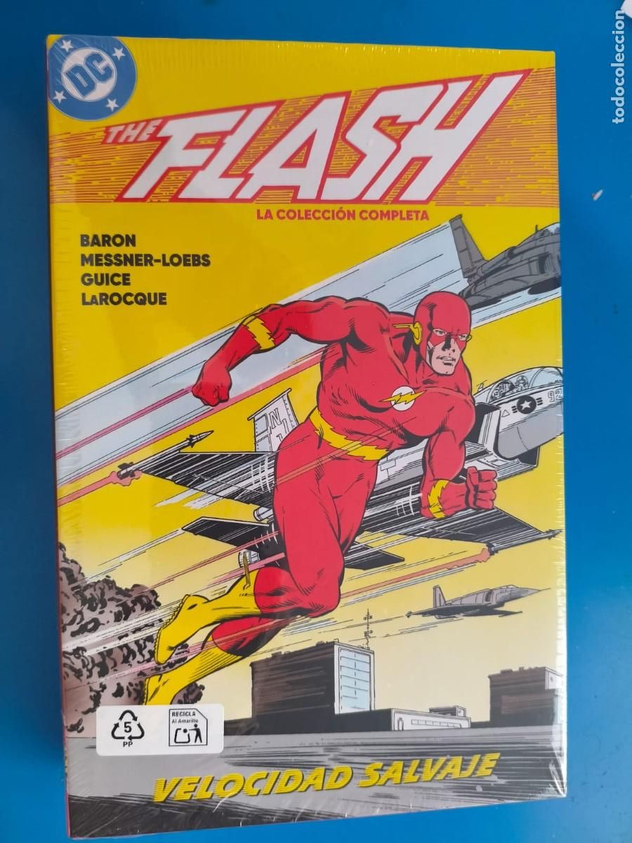 C&oacute;mics: The Flash la colecci&oacute;n completa tomo 1 panini Velocidad salvaje - Baron Guice Messner Loebs Larocque