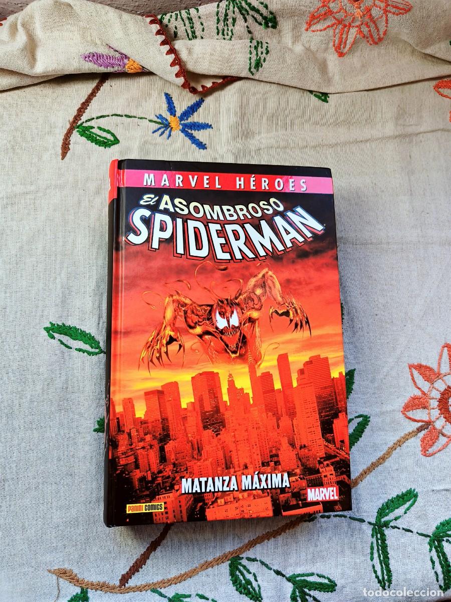 C&oacute;mics: El Asombroso Spiderman Matanza M&aacute;xima. Marvel Heroes. Peter David. Panini.