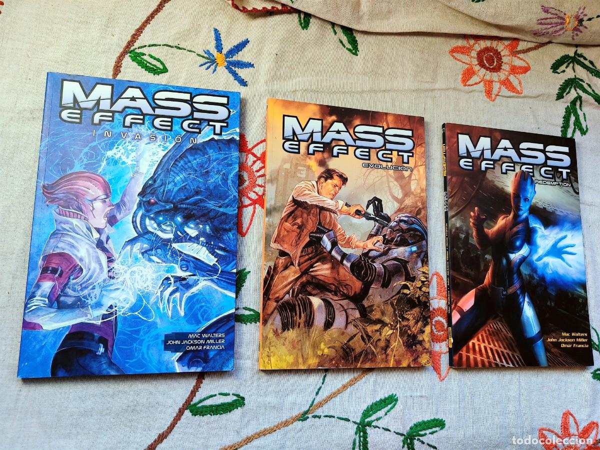 C&oacute;mics: Mass Effect. Incluye: 1-Redemption, 2-Evoluci&oacute;n y 3- Invasi&oacute;n. Jackson Miller. Panini. Tapa blanda.