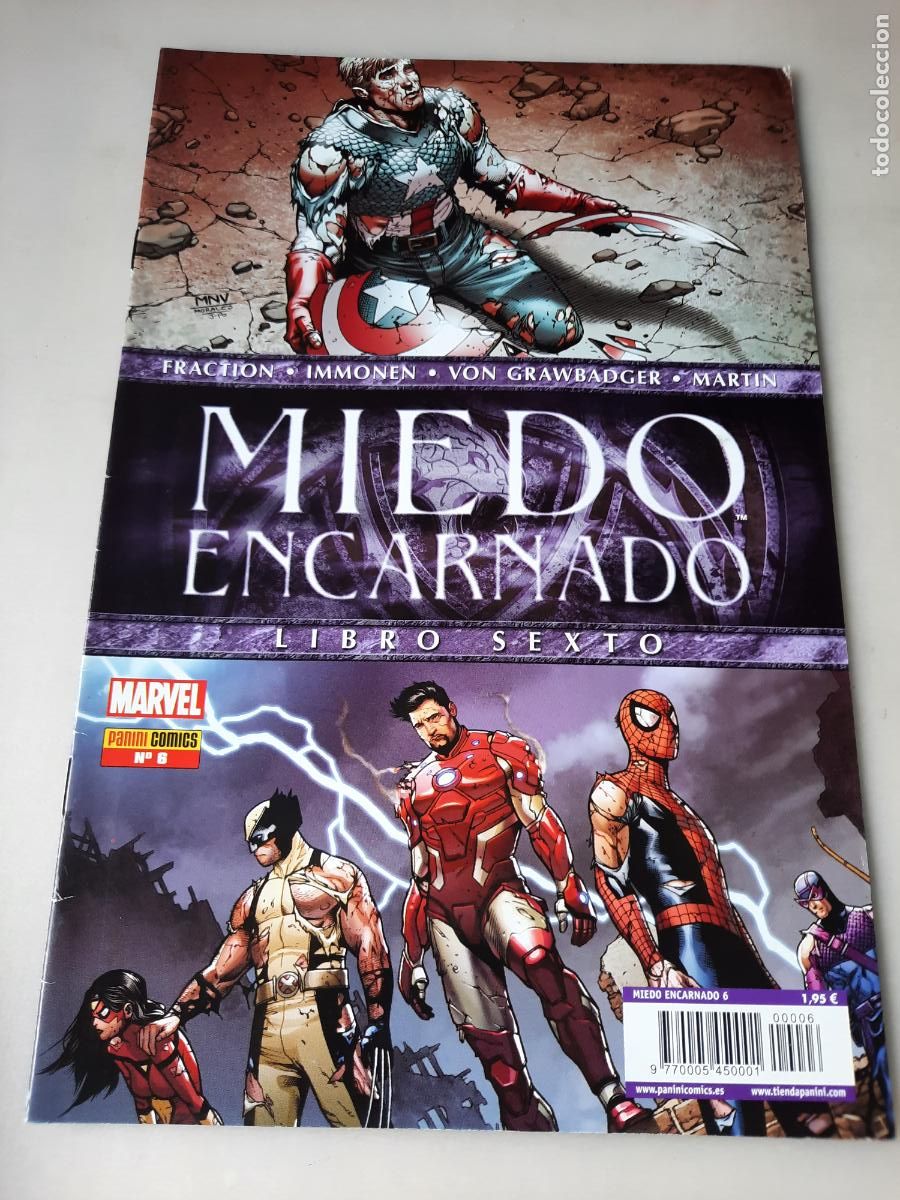 C&oacute;mics: MIEDO ENCARNADO N&ordm; 6 ED. PANINI - Foto 1