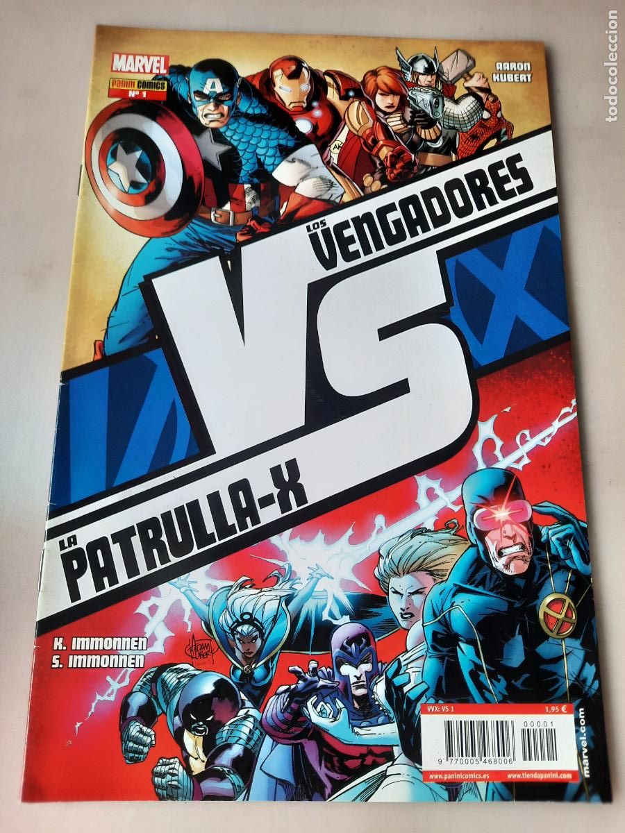 C&oacute;mics: LOS VENGADORES VS LA PATRULLA X N&ordm; 1 - ED. PANINI