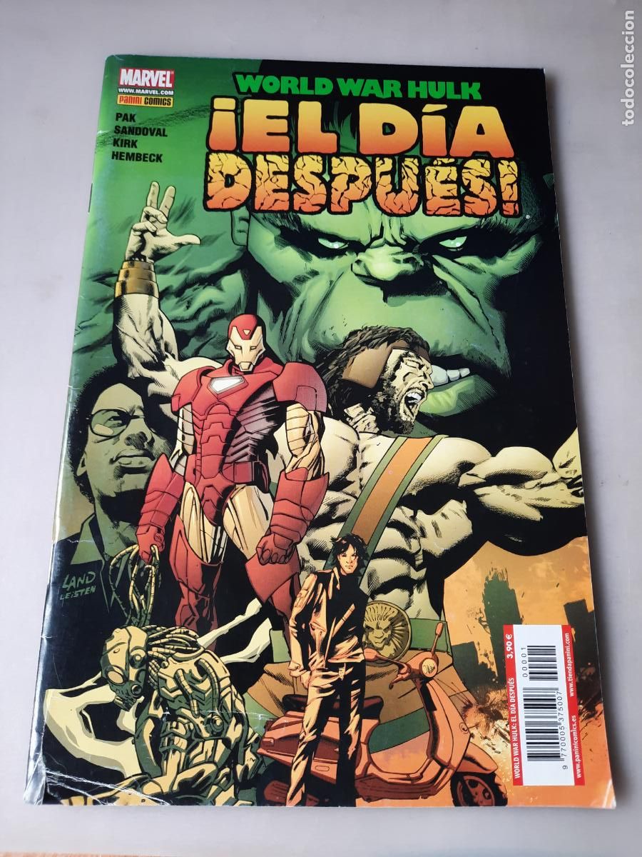 C&oacute;mics: WORLD WAR HULK: EL D&Iacute;A DESP&Uacute;ES n&ordm; 1 - ED. PANINI - Foto 1