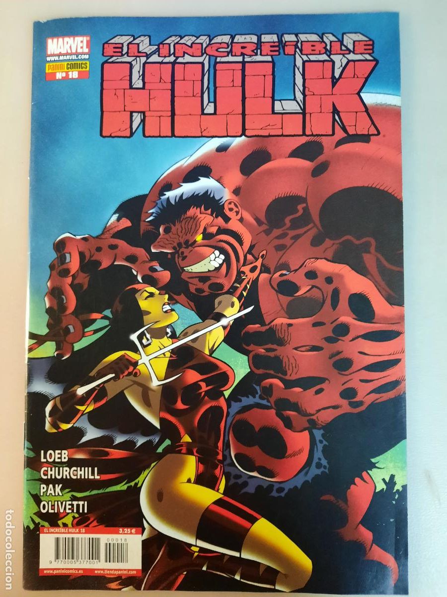 C&oacute;mics: EL INCRE&Iacute;BLE HULK N&ordm; 18 - ED. PANINI