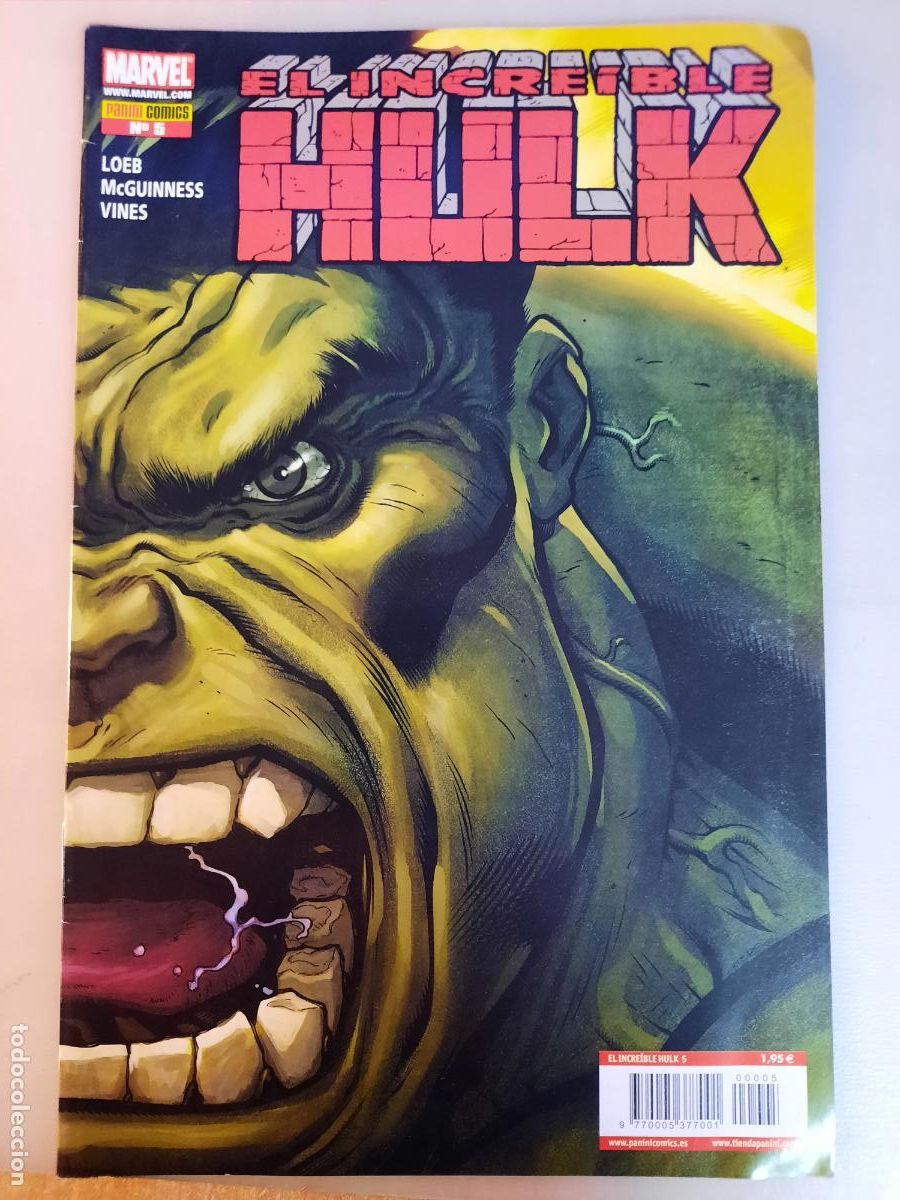 C&oacute;mics: EL INCRE&Iacute;BLE HULK N&ordm; 5 - ED. PANINI