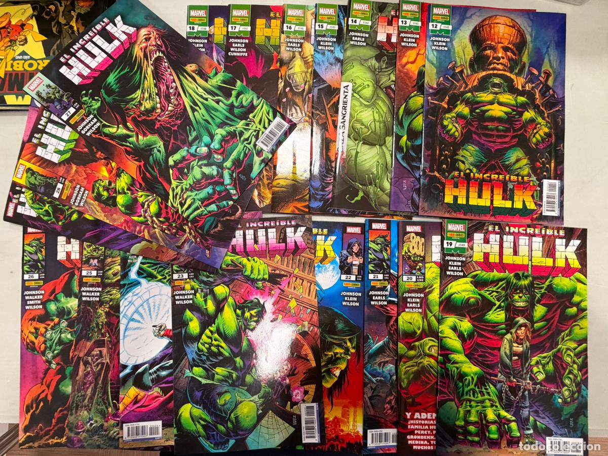 C&oacute;mics: El increible hulk de johnson numeros 12 al 29 panini marvel - Foto 1