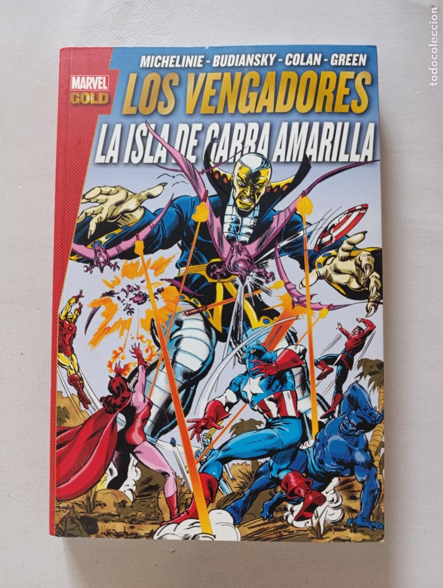 C&oacute;mics: LOS VENGADORES - LA ISLA DE GARRA AMARILLA - MARVEL GOLD - PANINI (IIw)