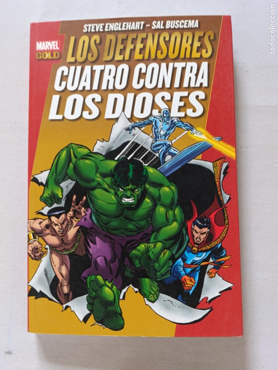 C&oacute;mics: LOS DEFENSORES - CUATRO CONTRA LOS DIOSES - MARVEL GOLD - PANINI (HXw)
