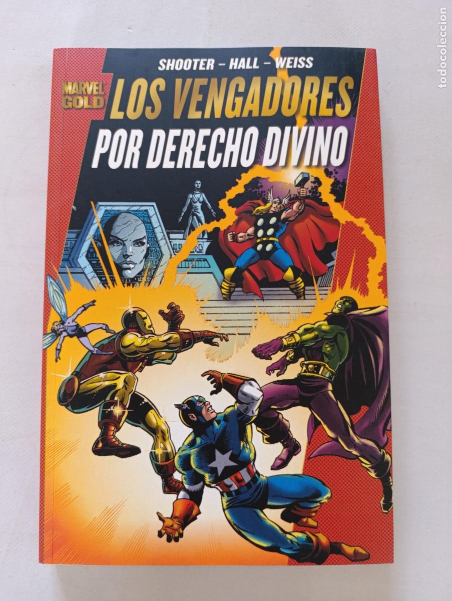 C&oacute;mics: LOS PODEROSOS VENGADORES N&ordm; 1 - POR DERECHO DIVINO - MARVEL GOLD - PANINI (7D)