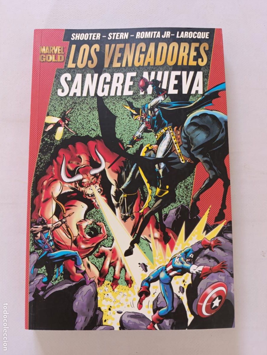 C&oacute;mics: LOS PODEROSOS VENGADORES N&ordm; 12 - SANGRE NUEVA - MARVEL GOLD - PANINI (7D)