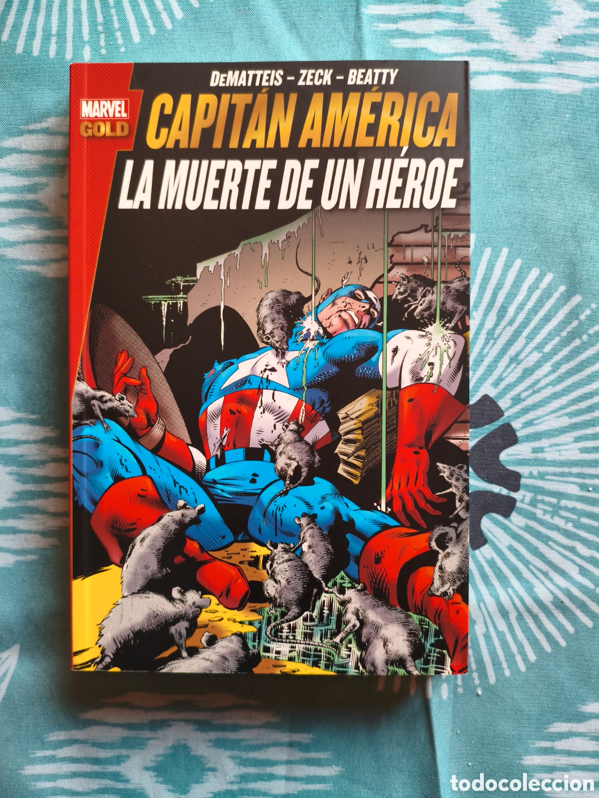 C&oacute;mics: Marvel gold capit&aacute;n Am&eacute;rica Panini la muerte de un h&eacute;roe - Foto 1