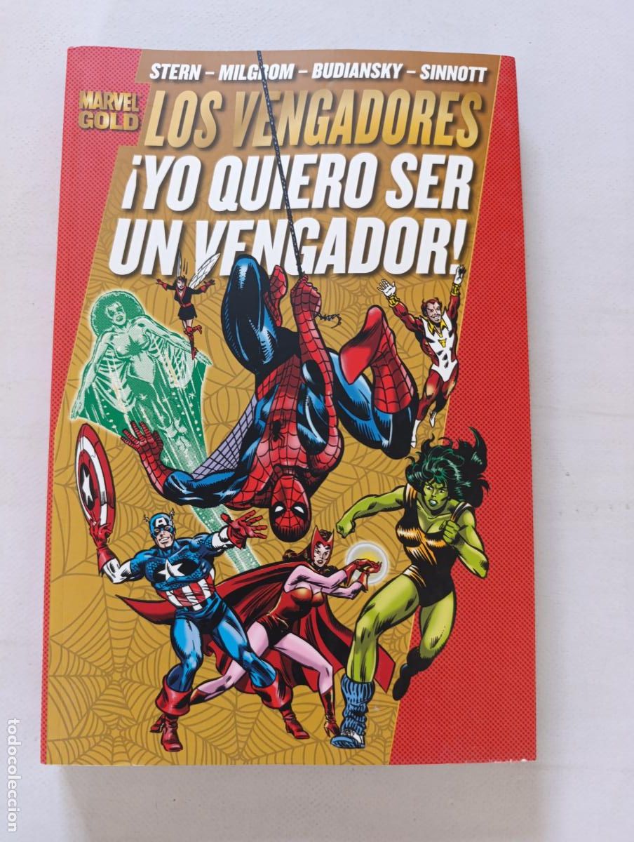 C&oacute;mics: LOS PODEROSOS VENGADORES N&ordm; 4 - &iexcl;YO QUIERO SER UN VENGADOR! - MARVEL GOLD - PANINI (8Z)