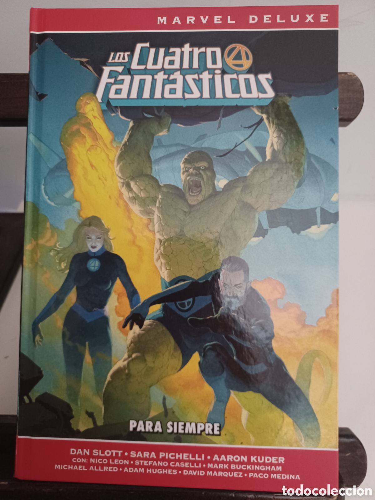 C&oacute;mics: Los 4 Fant&aacute;sticos Para Siempre 1 Marvel Deluxe/ Panini/ NUEVO A ESTRENAR