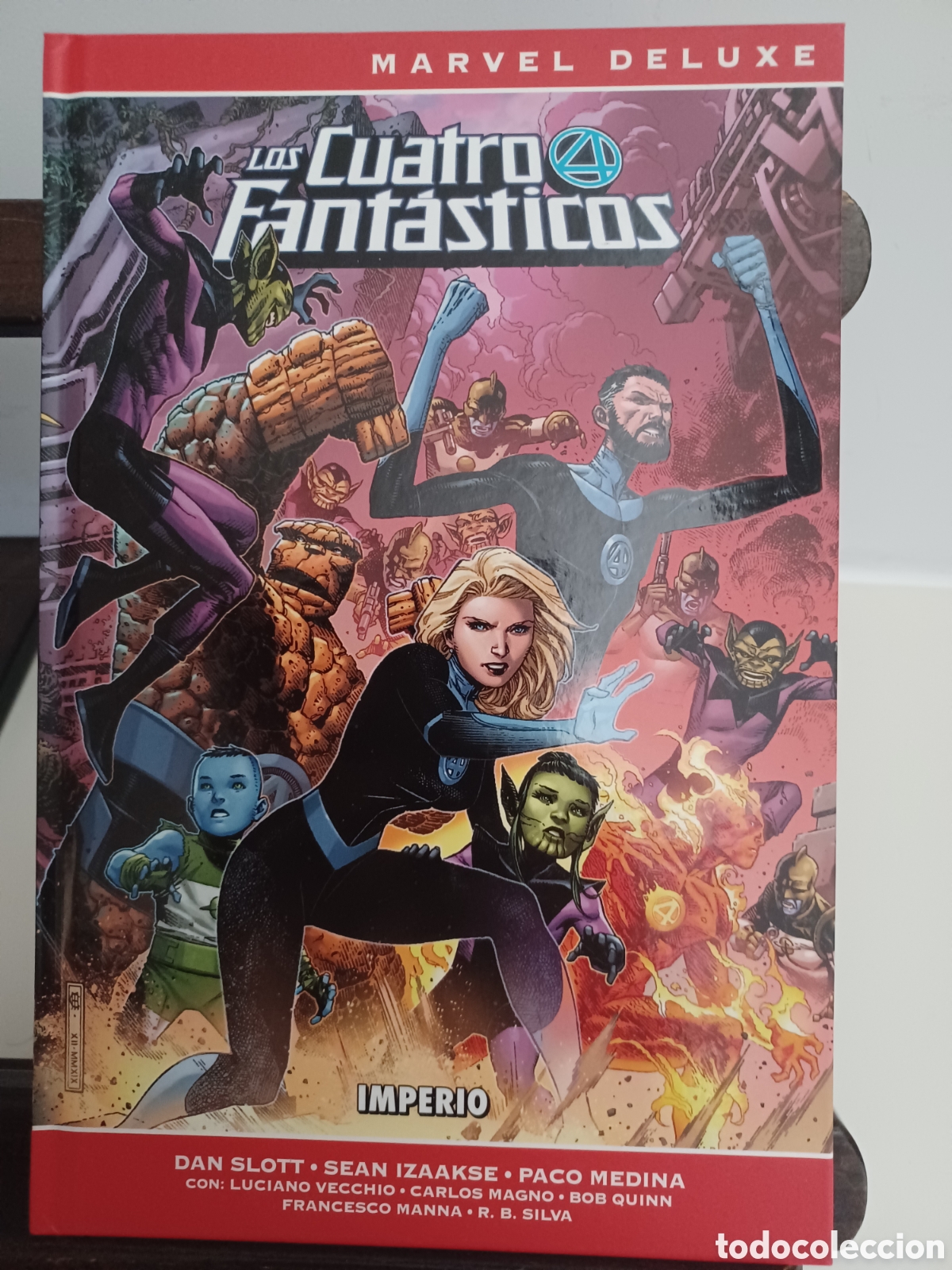 C&oacute;mics: Los Cuatro Fant&aacute;sticos 2 Imperio/ Marvel Deluxe/ Panini/ NUEVO A ESTRENAR