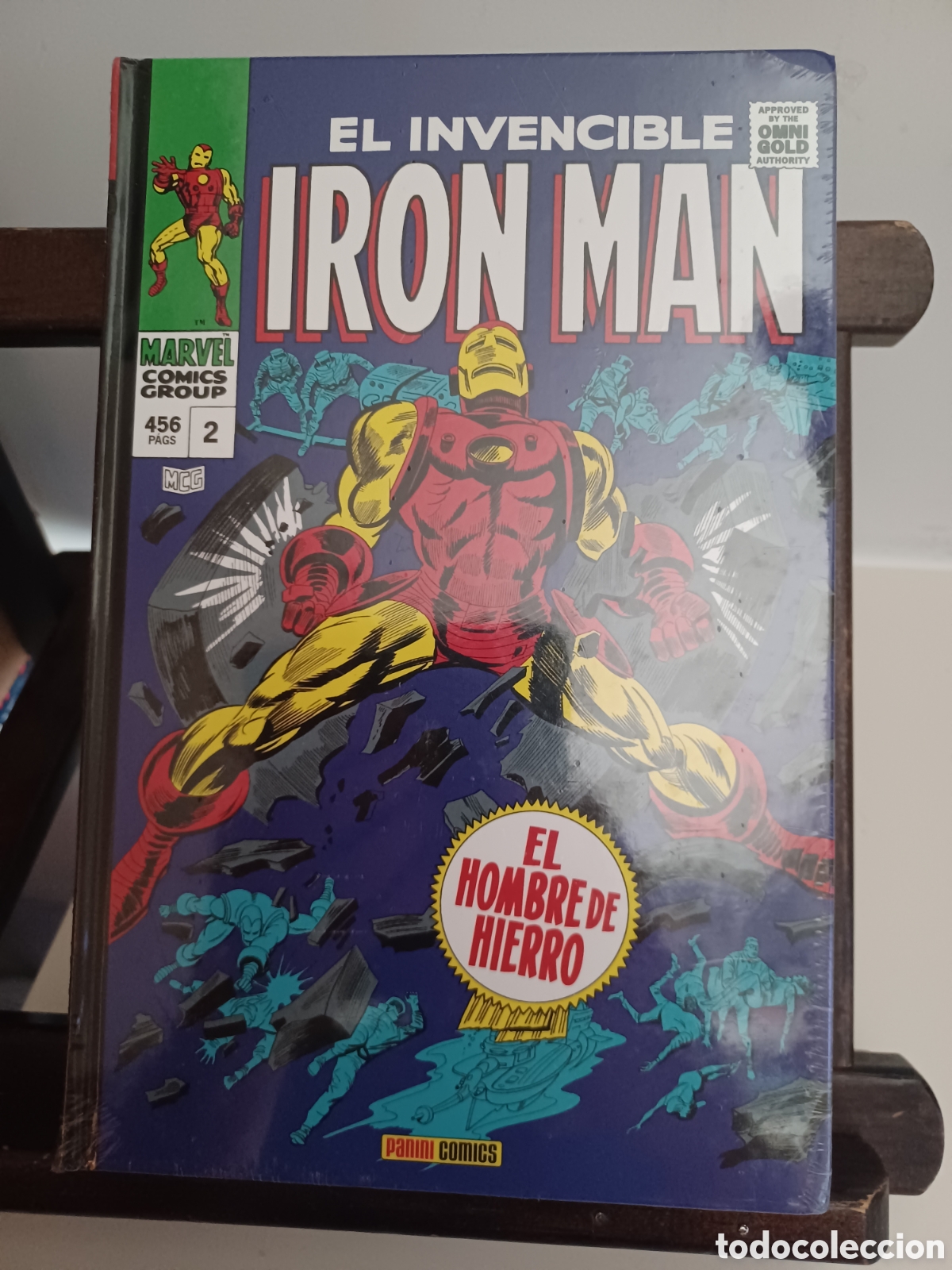 C&oacute;mics: Iron Man 2 &iexcl;Por la fuerza de las armas! Omnigold Marvel Gold Panini/ Descatalogado/NUEVO PRECINTADO