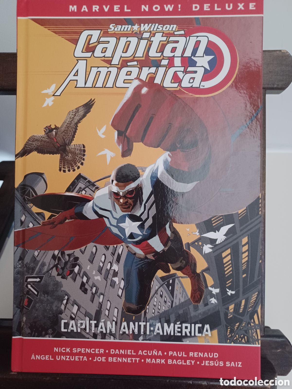 C&oacute;mics: Capit&aacute;n Am&eacute;rica de Nick Spencer 1 Capit&aacute;n Anti-Am&eacute;rica/ Marvel Now Deluxe/ NUEVO A ESTRENAR