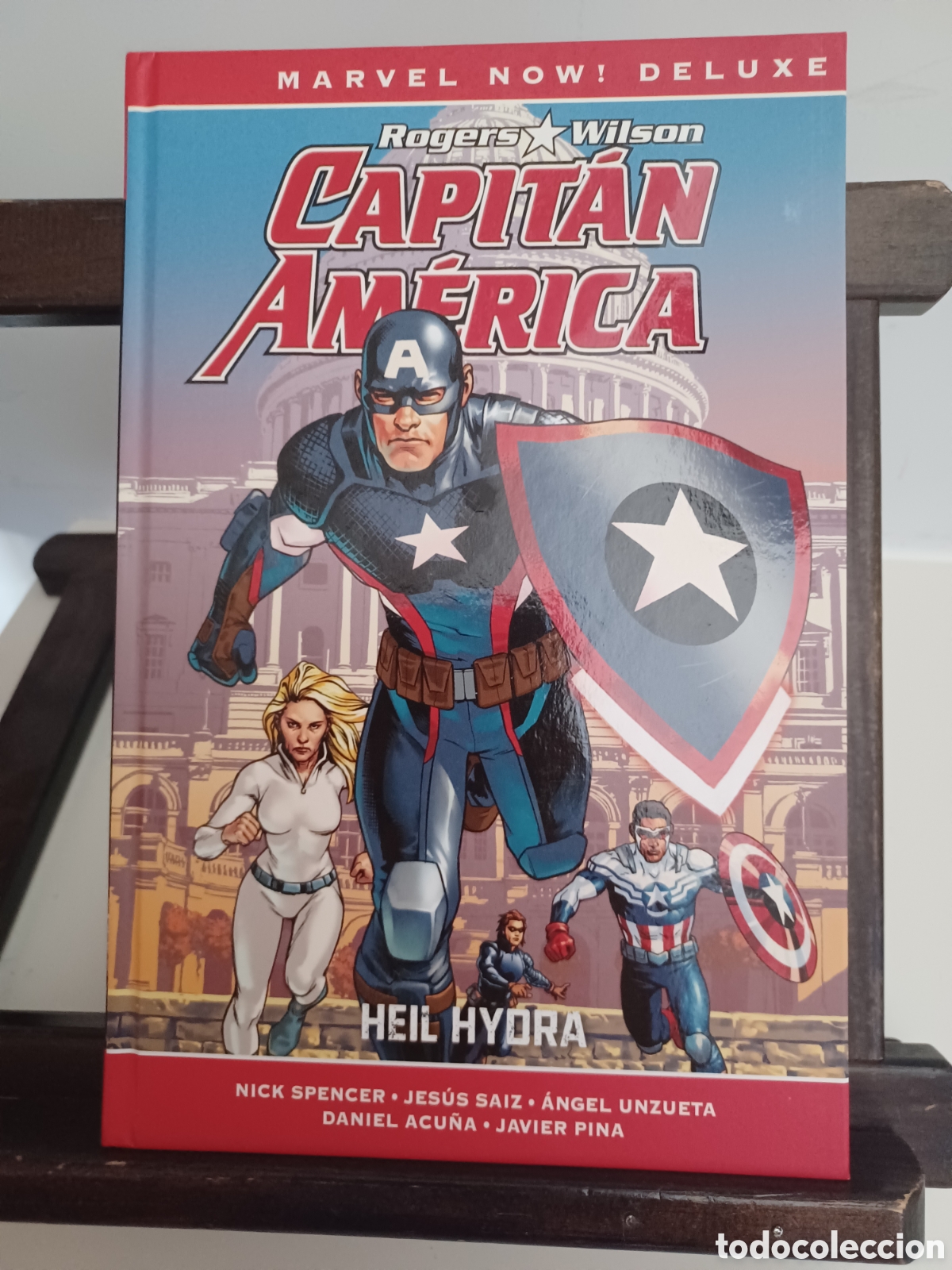 C&oacute;mics: Capit&aacute;n Am&eacute;rica de Nick Spencer 2 Heil Hydra/ Marvel Now Deluxe/ Panini/ NUEVO A ESTRENAR