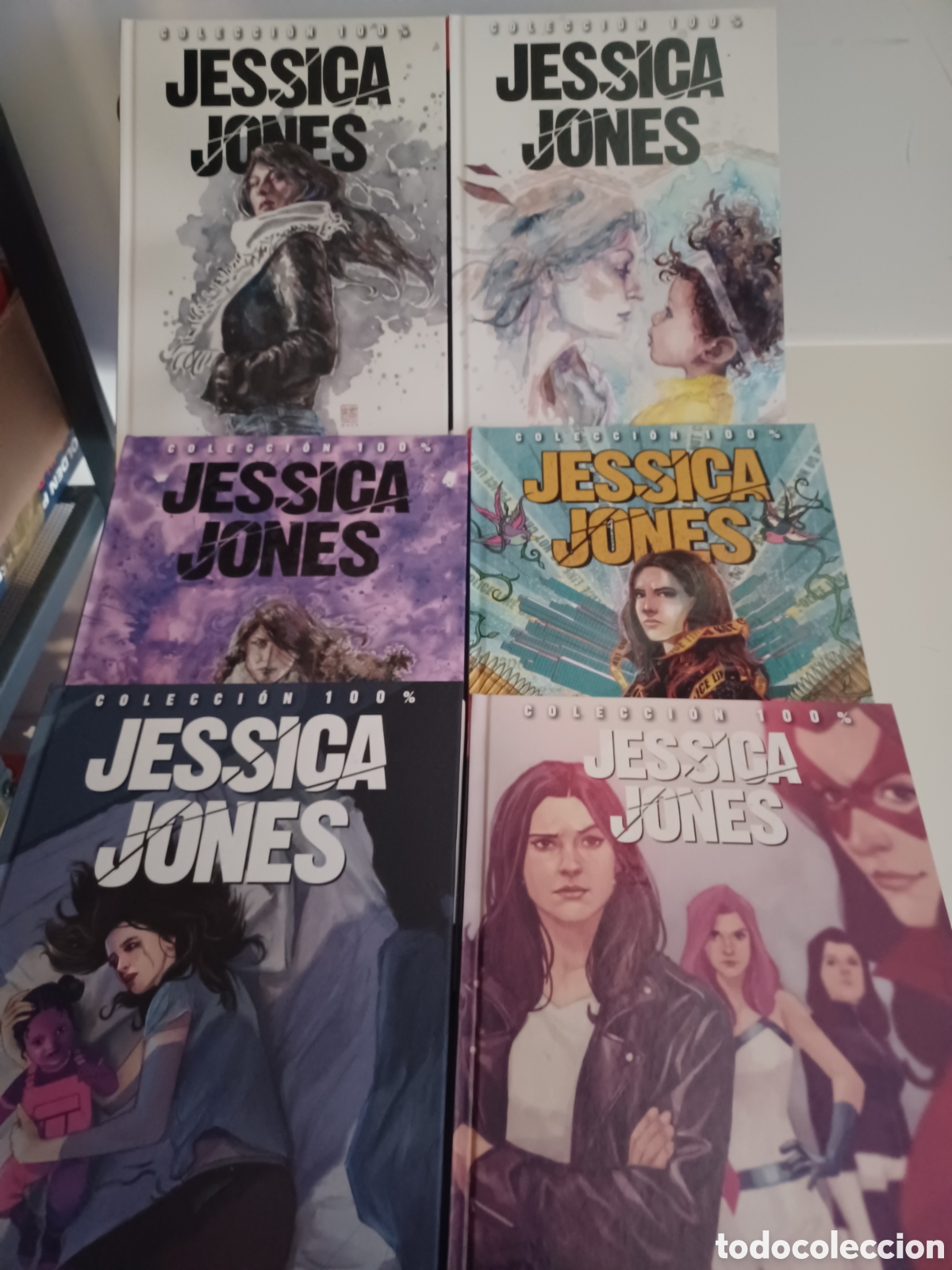 C&oacute;mics: Jessica Jones. Colecci&oacute;n 100% Marvel. Completa 6 tomos/ Marvel Panini/ NUEVO A ESTRENAR