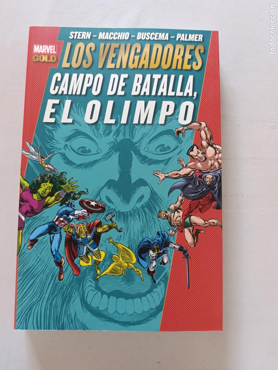 C&oacute;mics: LOS PODEROSOS VENGADORES N&ordm; 10 - CAMPO DE BATALLA, EL OLIMPO - MARVEL GOLD - PANINI (FGw)