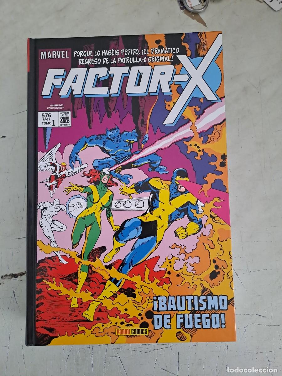 C&oacute;mics: Factor X 1 y 2, Omnigold, Panini en perfecto estado