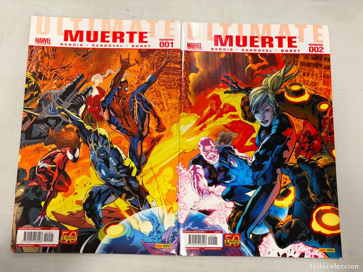 C&oacute;mics: ULTIMATE MUERTE COMPLETA 2 N&Uacute;MEROS Panini marvel