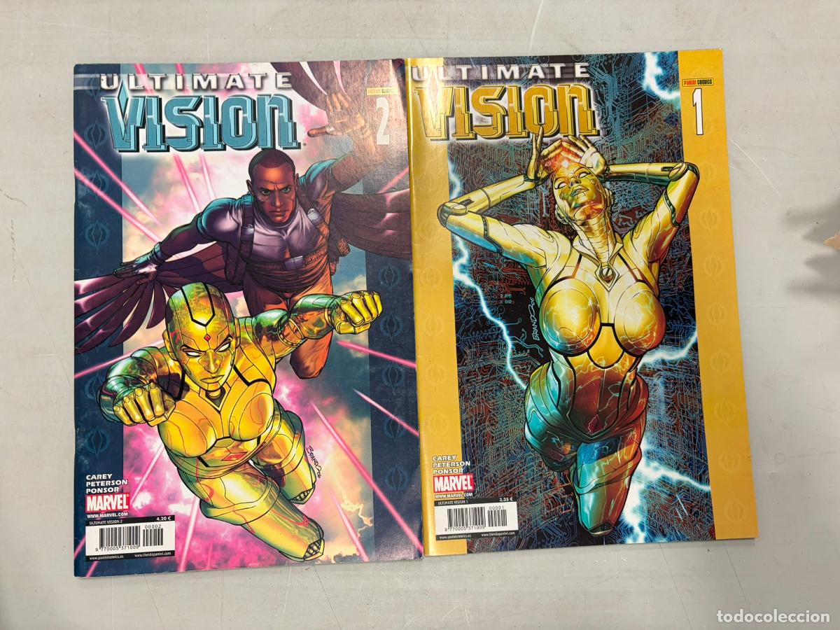 C&oacute;mics: ULT&Iacute;MATE VISI&Oacute;N,2 EJEMPLARES,(PANINI C&Oacute;MICS- MARVEL)
