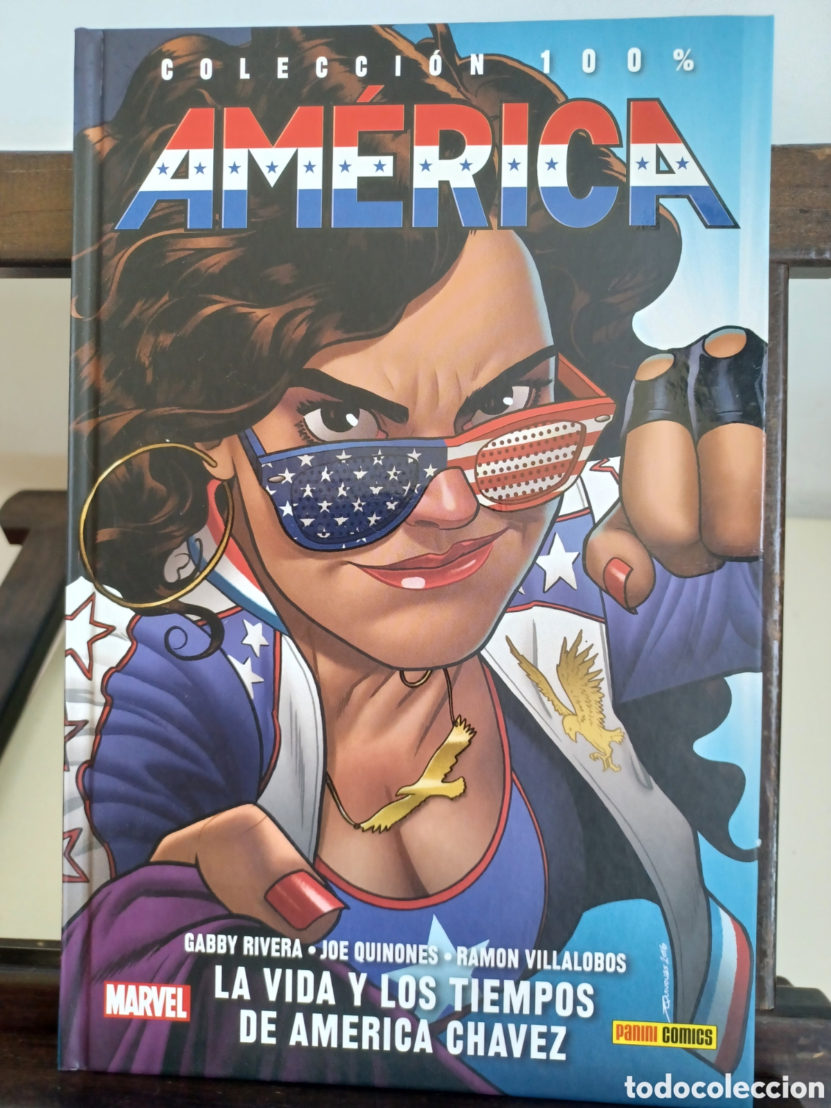C&oacute;mics: La vida y los tiempos de Am&eacute;rica Ch&aacute;vez/ Colecci&oacute;n 100%/ Marvel Panini/ NUEVO A ESTRENAR