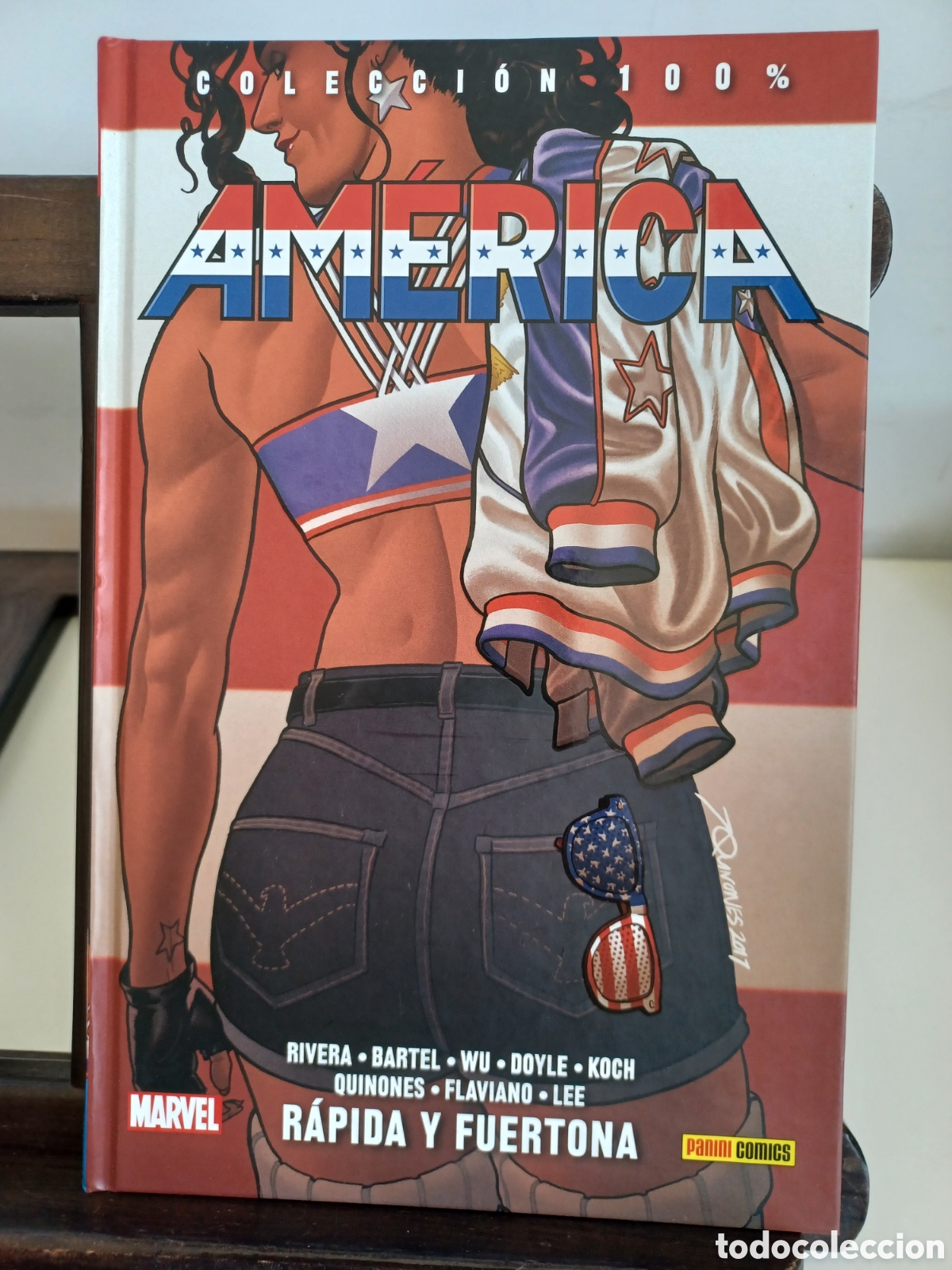 C&oacute;mics: Am&eacute;rica 2 R&aacute;pida y fuertona/ Colecci&oacute;n 100%/ Marvel Pqnini/ NUEVO A ESTRENAR